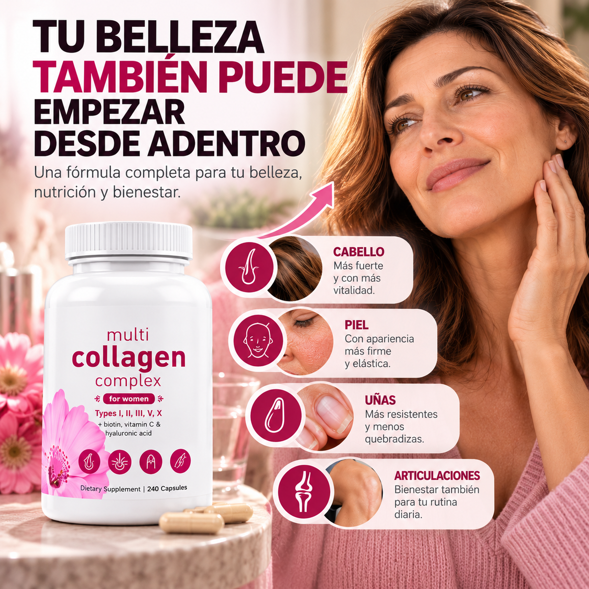 Multi Collagen Complex For Women | Belleza Y Bienestar Desde Adentro