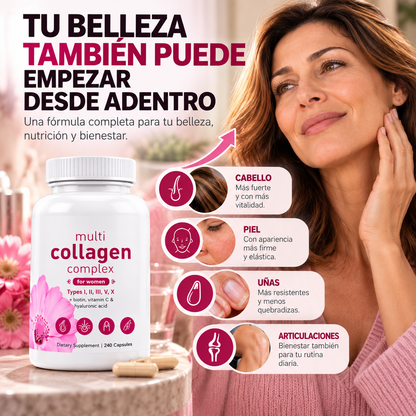 Multi Collagen Complex For Women | Belleza Y Bienestar Desde Adentro