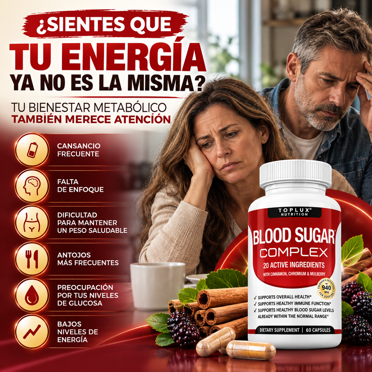 Blood Sugar Complex | Apoyo Para Niveles Saludables De Glucosa