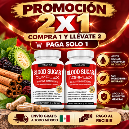 Blood Sugar Complex | Apoyo Para Niveles Saludables De Glucosa