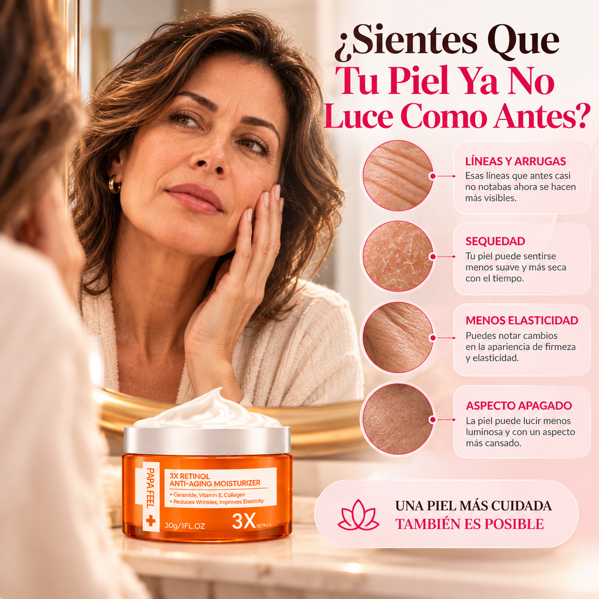 Papa Feel 5D – Cuidado Para Ojeras, Líneas Finas Y Mirada Cansada