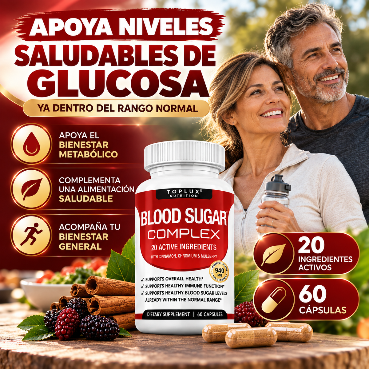Blood Sugar Complex | Apoyo Para Niveles Saludables De Glucosa