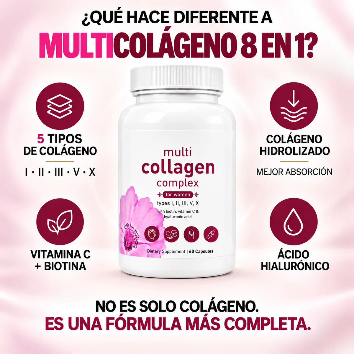 Multi Collagen Complex For Women | Belleza Y Bienestar Desde Adentro